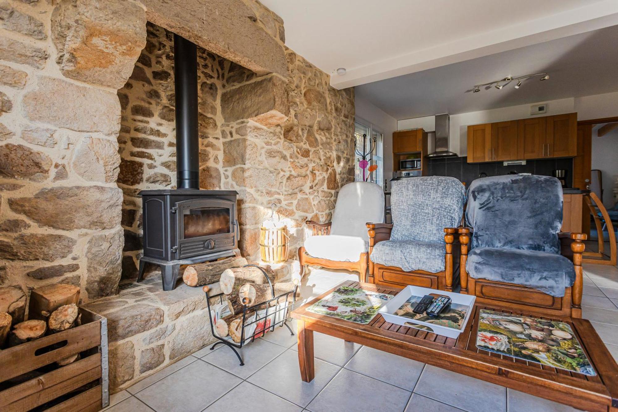 A La Ferme Du Cosquer Villa บาดอง ภายนอก รูปภาพ